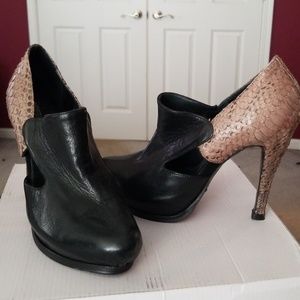 All saints leather heel